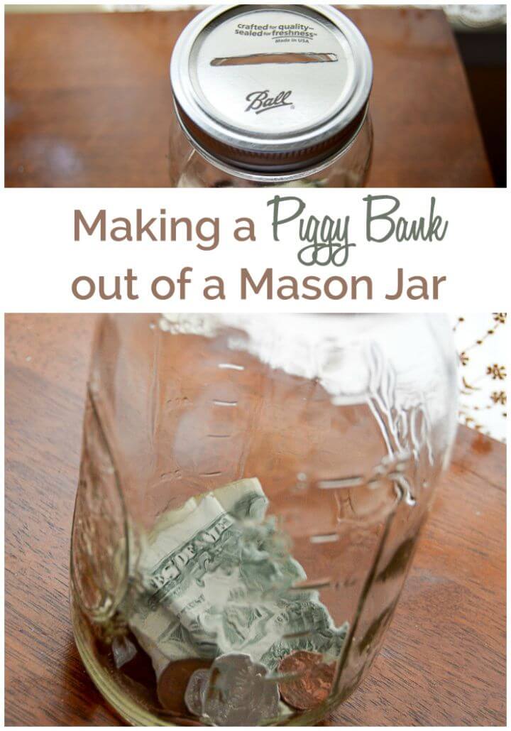 20 DIY Piggy Bank Ideas for Kids Using Mason Jars