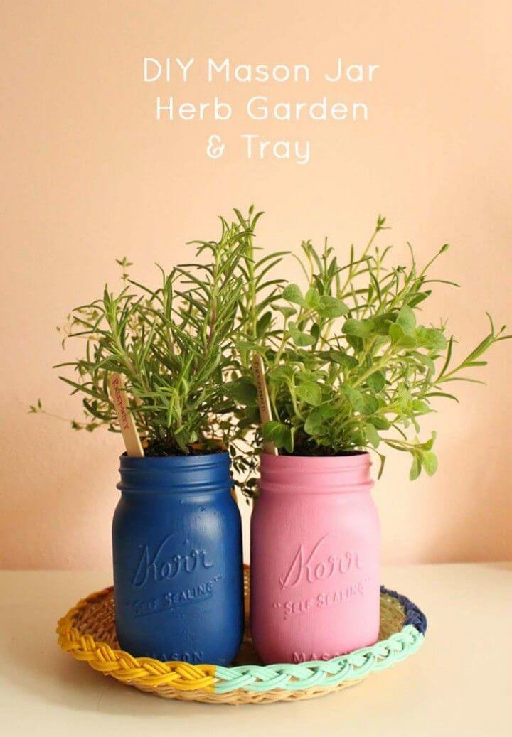 25 DIY Mason Jar Herb Garden Ideas for Indoor • Its Overflowing