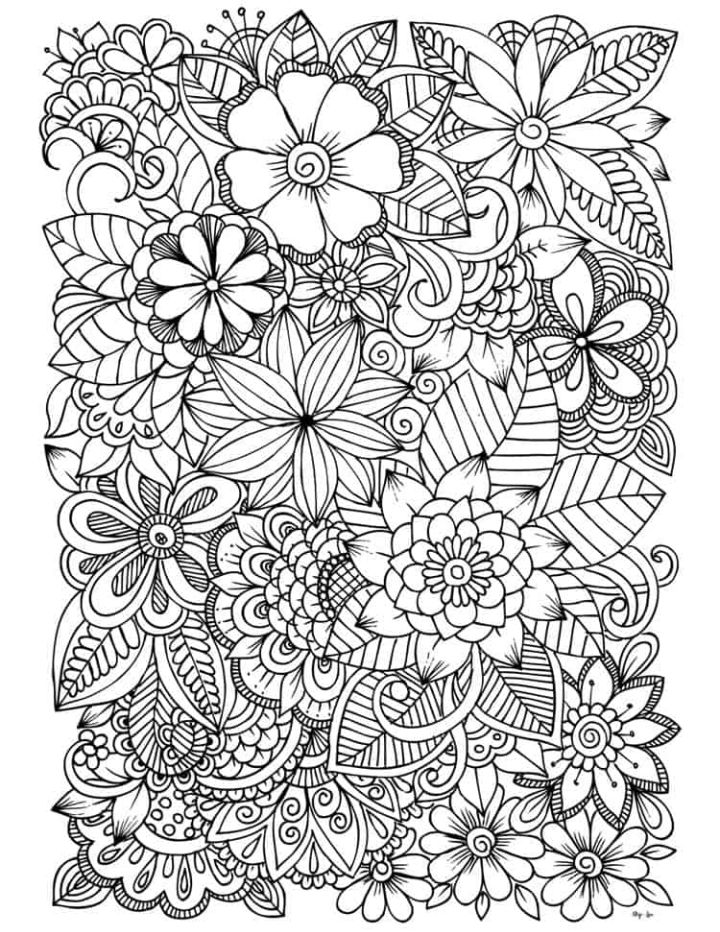40 Free Adult Coloring Pages with Printable PDF