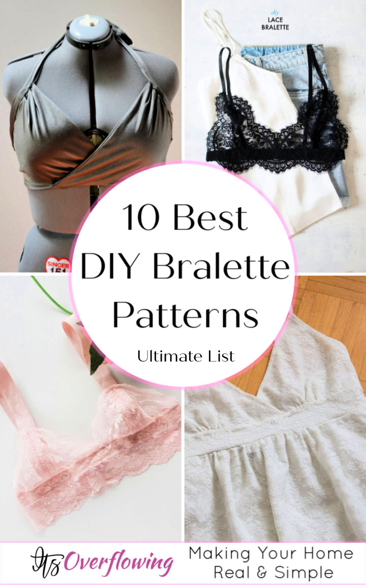 10 Best DIY Bralette Patterns Free PDF Its Overflowing