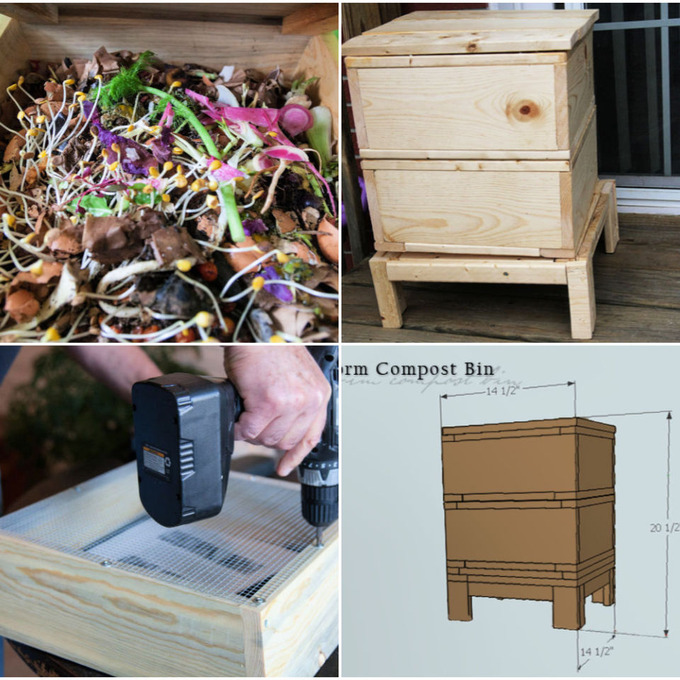10 ways to build own diy worm farm diy worm compost bin