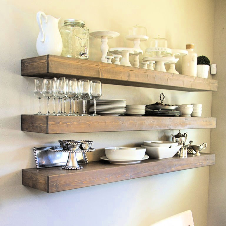 85 Ideas To Build Your Own DIY Floating Shelves (Free Plans)