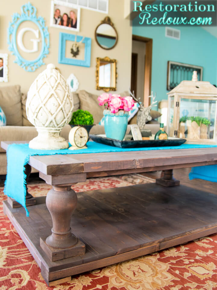 10 DIY Balustrade Coffee Table Plans To Build Your Own