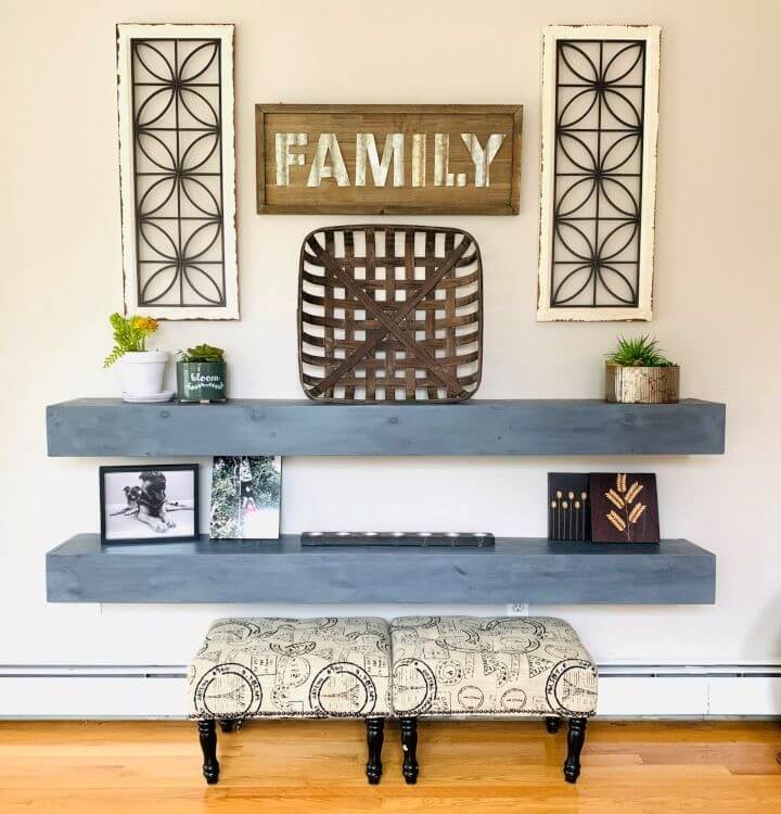 DIY Floating Shelves (30 DIY Floating Shelf Ideas)