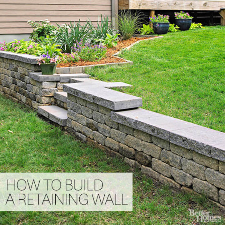 18 DIY Retaining Wall Ideas (How to Build a Retaining Wall)
