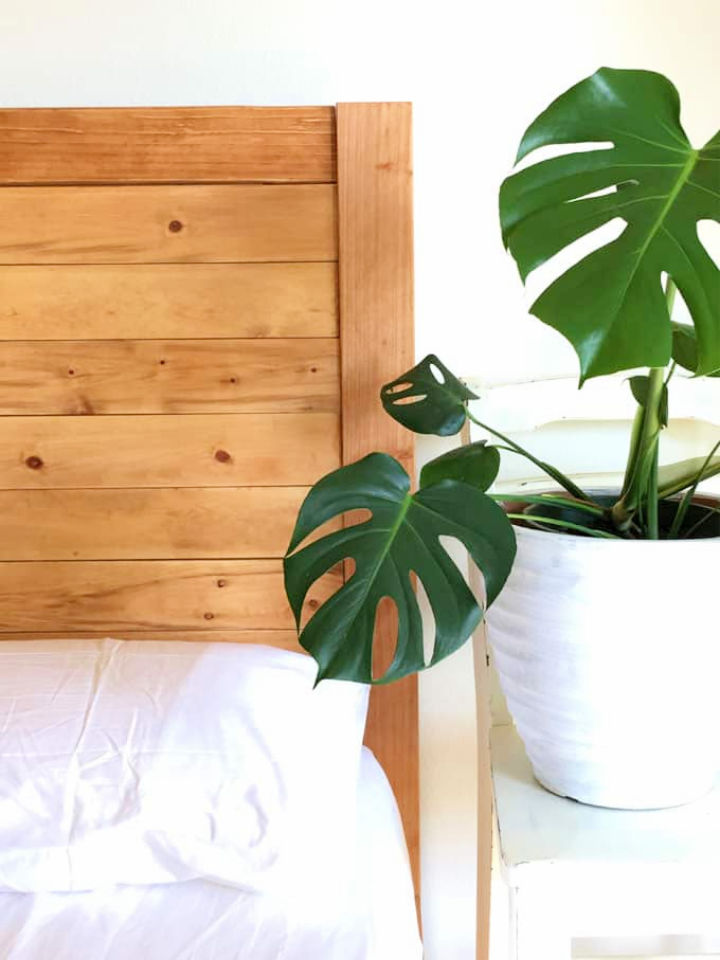 30 Simple DIY Wood Headboard Ideas You Can Build Yourself