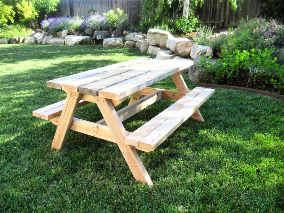 50 Free DIY Picnic Table Plans (How to Build Guide)