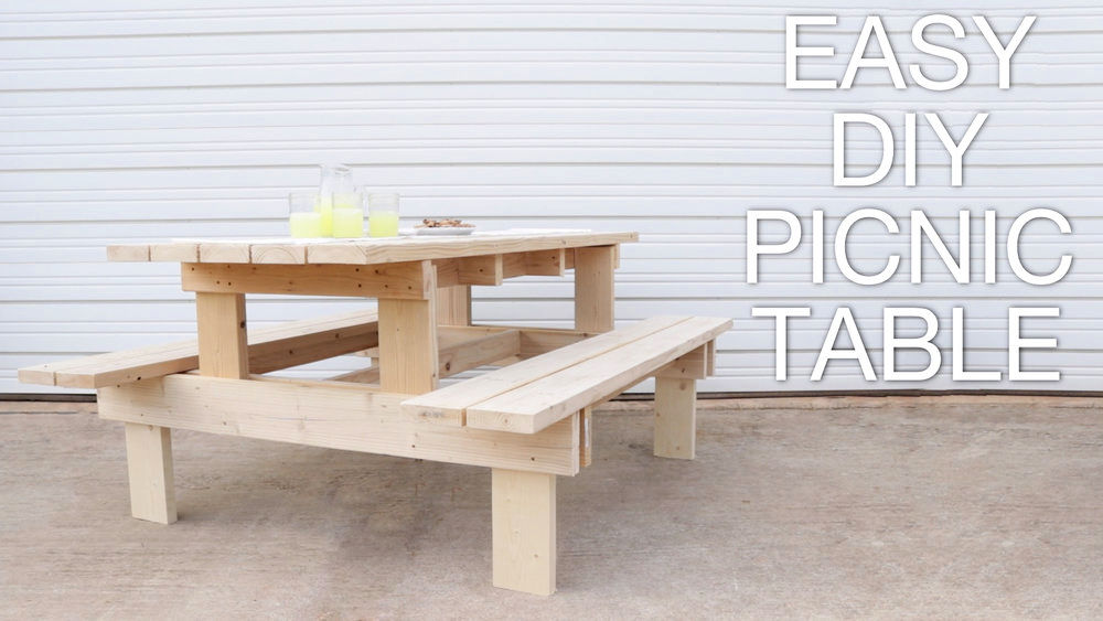 50 Free DIY Picnic Table Plans (How to Build Guide)
