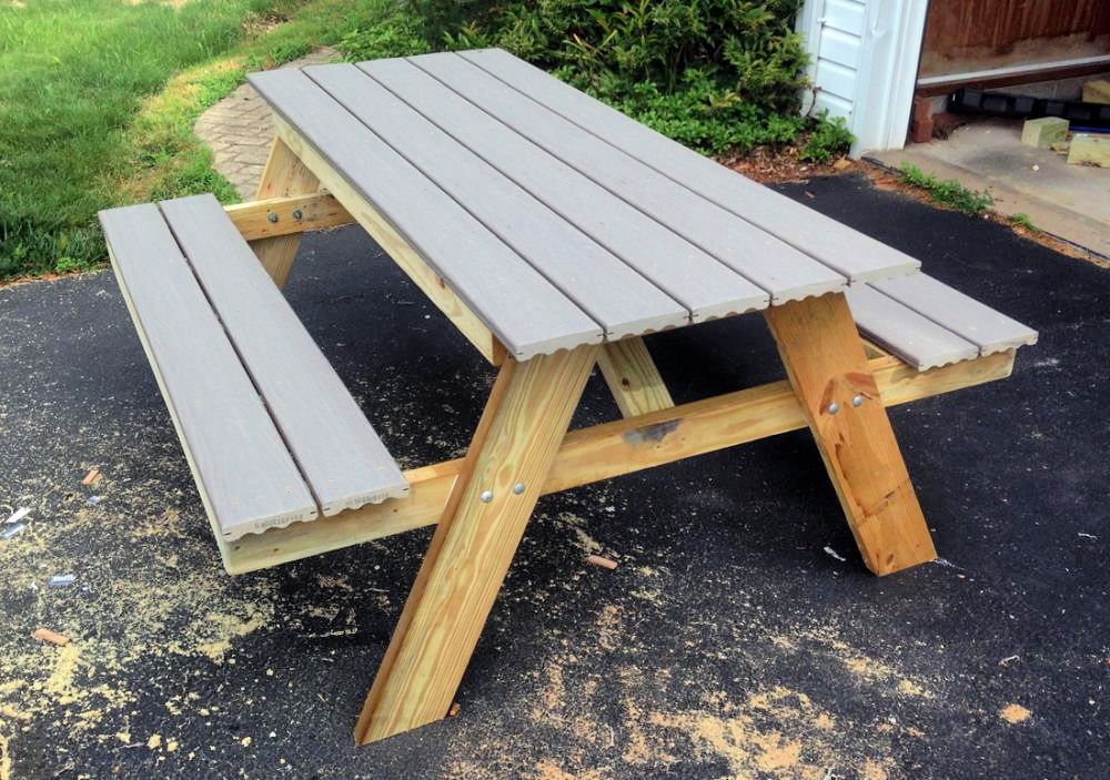 Plans For Building A Picnic Table 50 Free DIY Picnic Table Plans (How to Build Guide)
