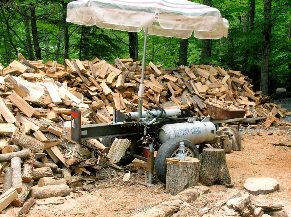 10 Homemade Log Splitter Plans (Build DIY Wood Splitter)