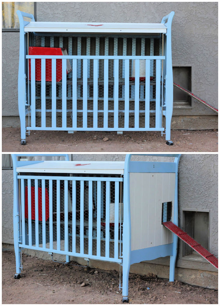 Chicken Coop from Old Crib