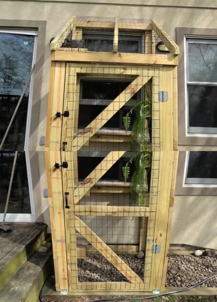 30 Free DIY Catio Plans (DIY Outdoor Cat Enclosure)