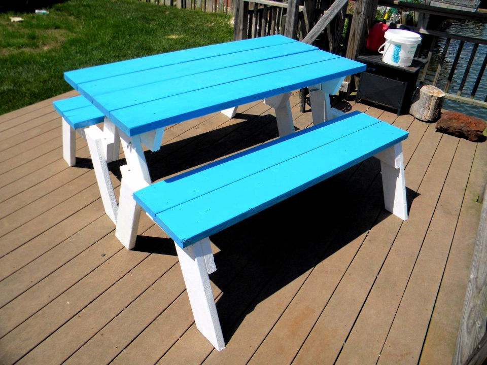 50 Free DIY Picnic Table Plans (How to Build Guide)