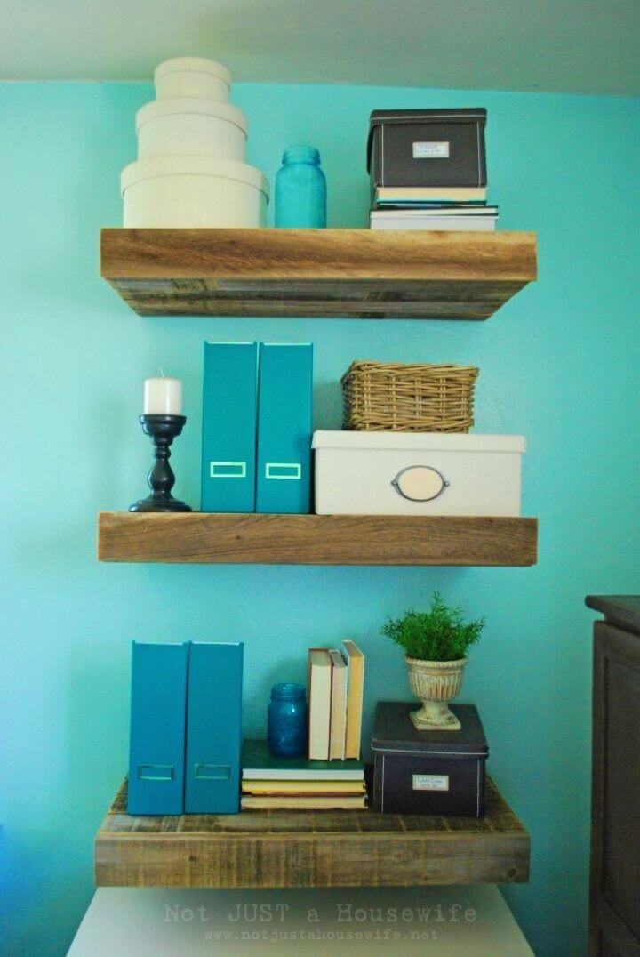 DIY Floating Shelves (30 DIY Floating Shelf Ideas)