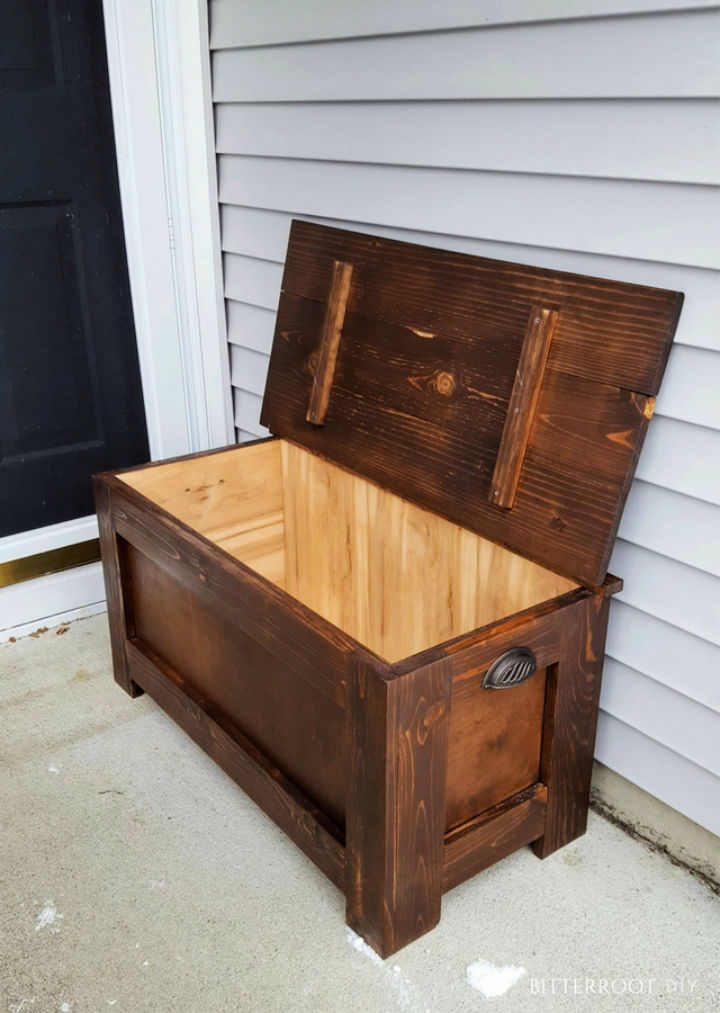 Dark Walnut Shaker Blanket Chest