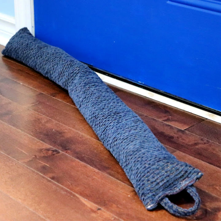 18 Easy DIY Door Draft Stopper Ideas to Make