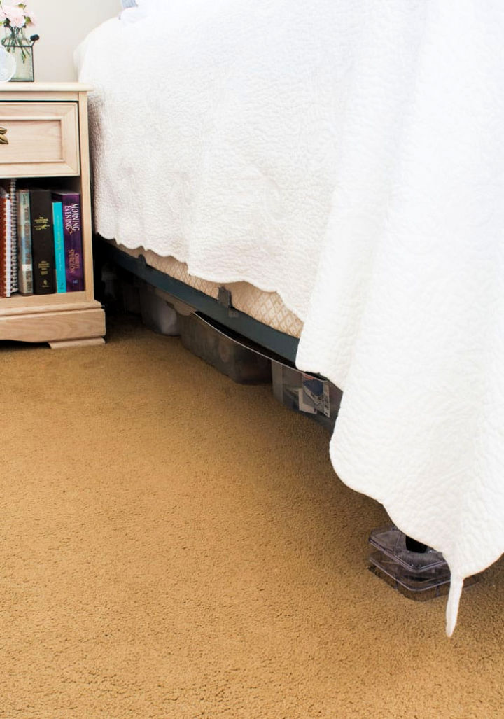 Easy Sew or No Sew Pleated Bed Skirt