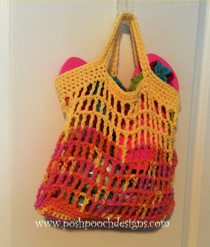 20 Free Crochet Market Bag Patterns (PDF Pattern)