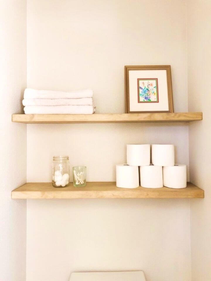 DIY Floating Shelves (30 DIY Floating Shelf Ideas)