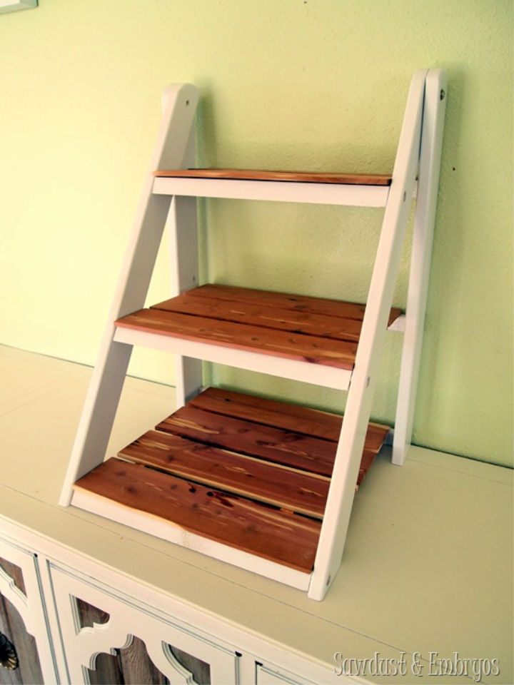 25 Easy DIY Ladder Shelf Plans (How To Build Guide)