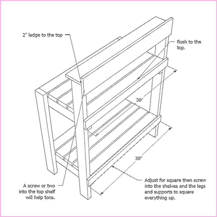 DIY Potting Bench Plan Build A Simple Potting Bench
