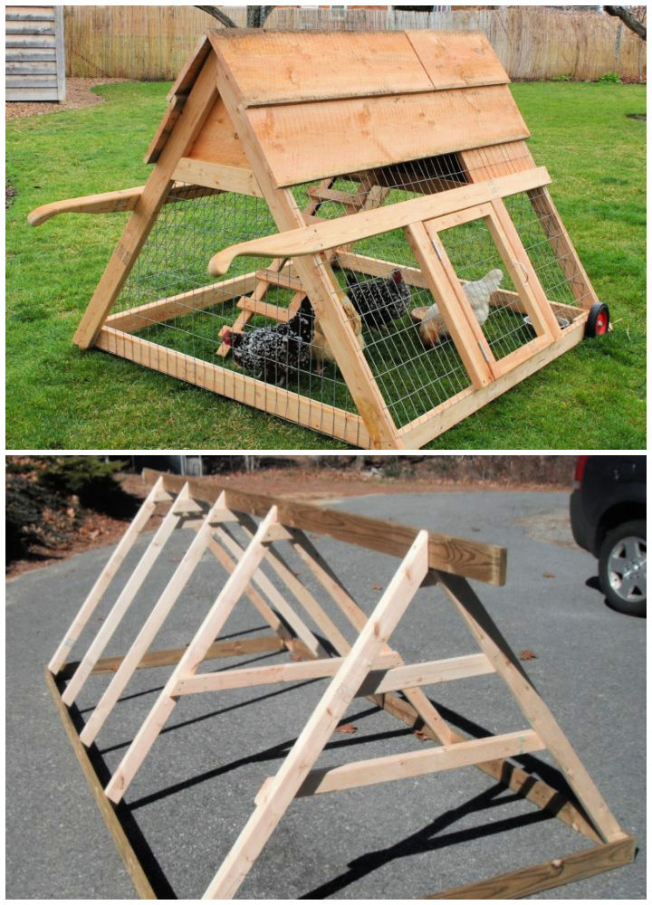 30 Free DIY Chicken Tractor Plans (Easy Building Steps)