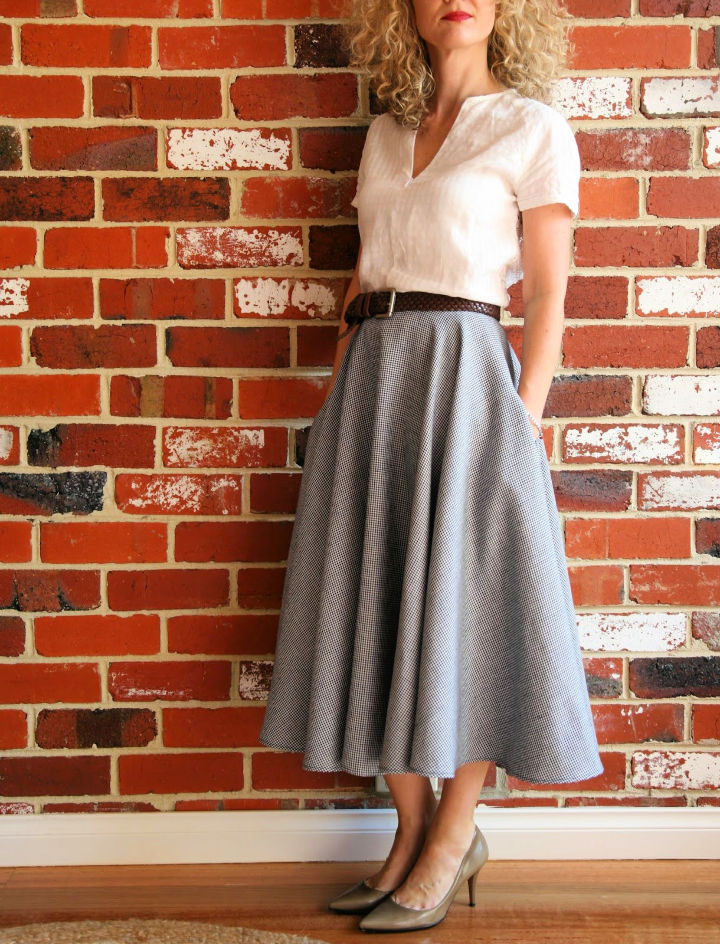 women's circle skirt pattern free