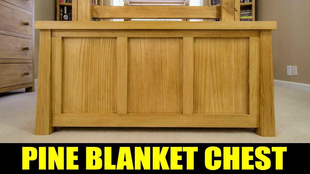 Tongue Groove Blanket Chest