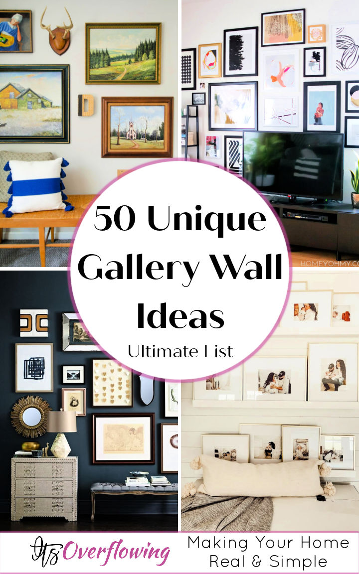 50 Unique Gallery Wall Ideas To Display Your Family Photos