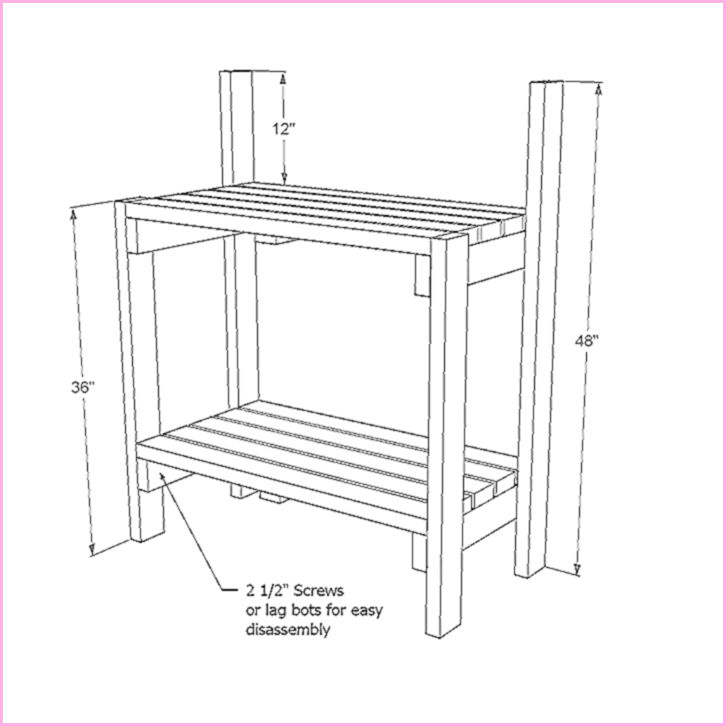 DIY Potting Bench Plan Build A Simple Potting Bench