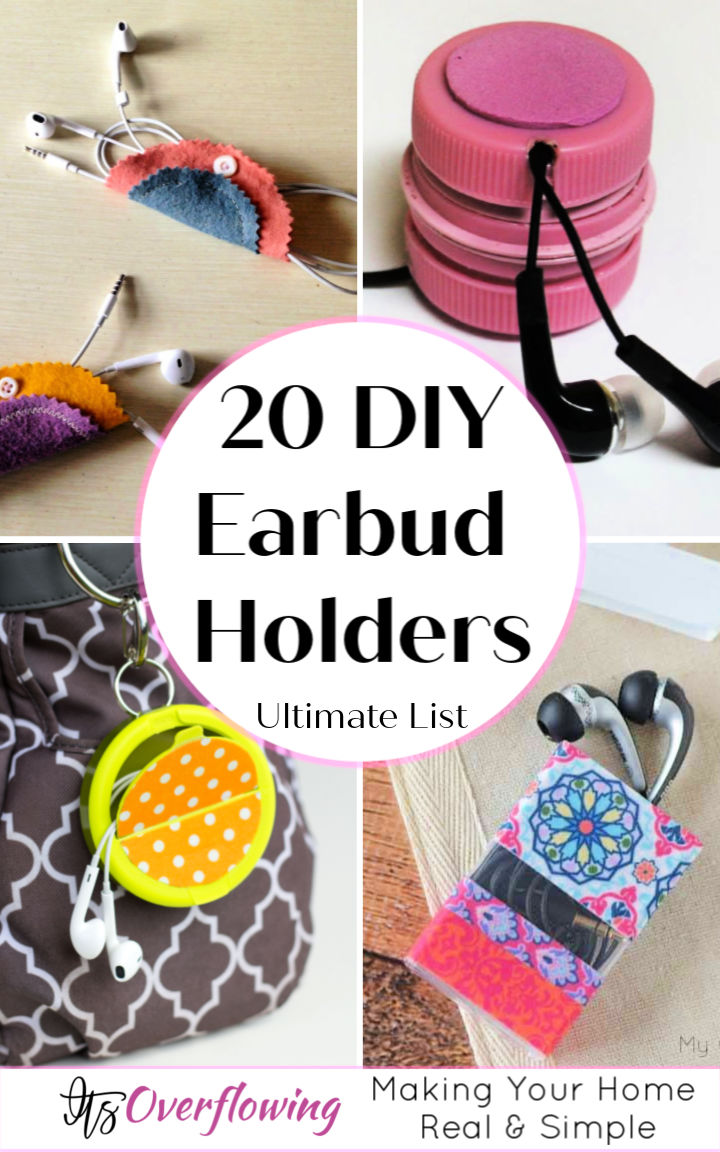 20 Easy DIY Earbud Holder Ideas (Step by Step)