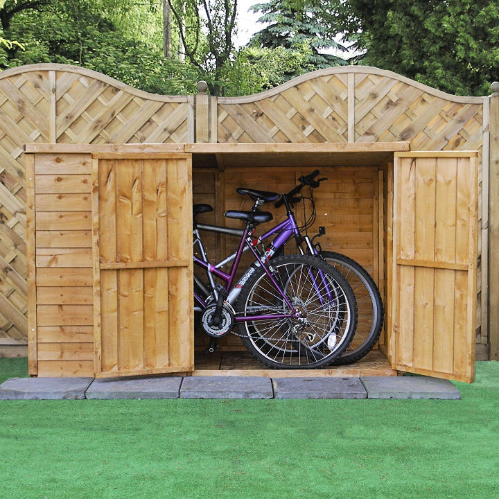 20 Free DIY Bike Shed Plans (Outdoor Bike Storage)