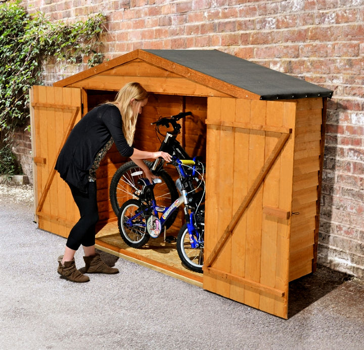 20 Free DIY Bike Shed Plans (Outdoor Bike Storage)