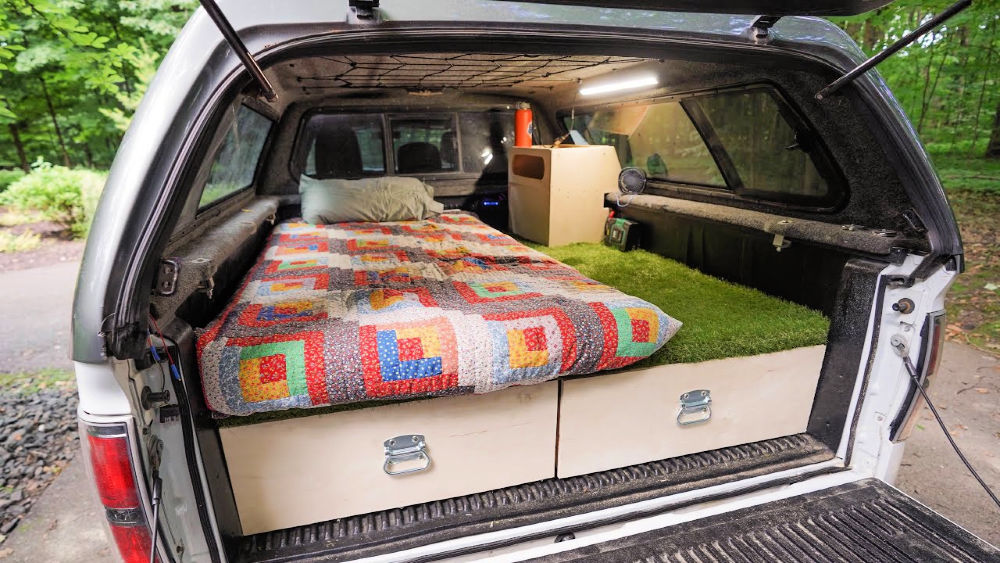 truck bed camper