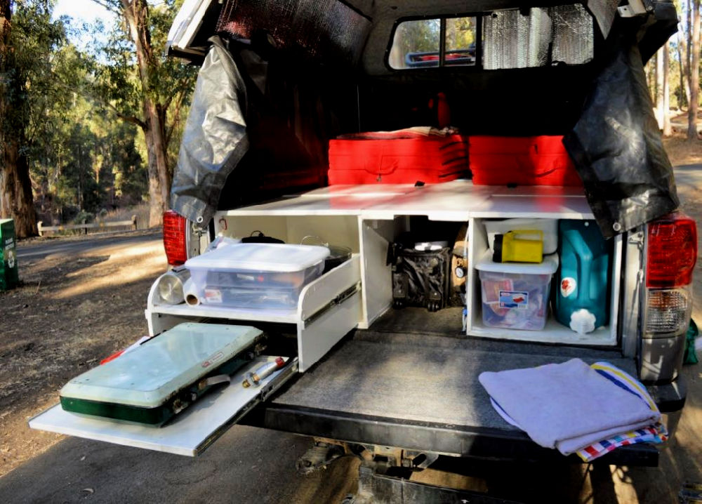 15 Homemade DIY Truck Bed Camper Designs