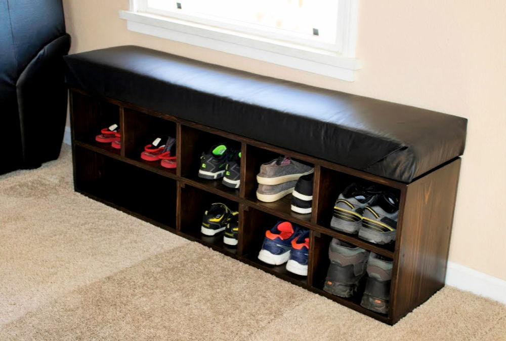 15 Free DIY Shoe Cubby Plans How To Build Shoe Cubbies