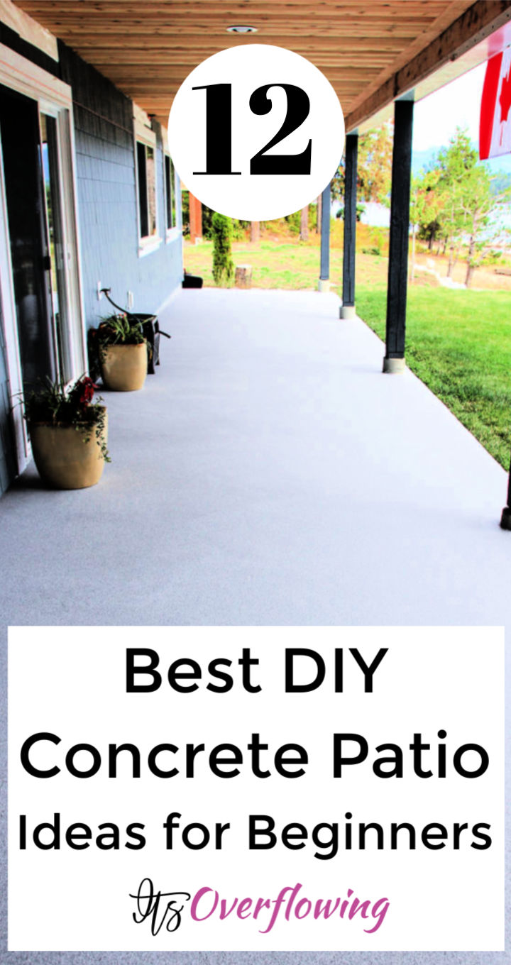 How to Pour a Concrete Slab: 12 DIY Concrete Patio Guide)