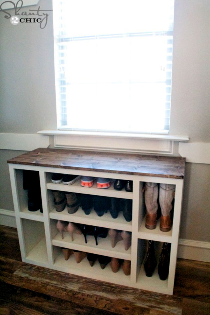 15 Free DIY Shoe Cubby Plans How To Build Shoe Cubbies