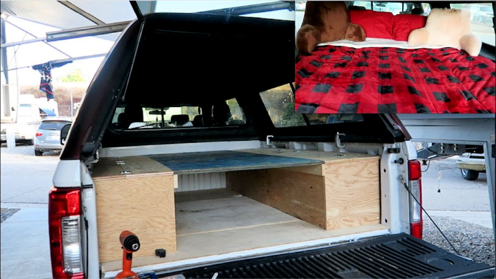 15 Homemade Diy Truck Bed Camper Designs For Easy Camping