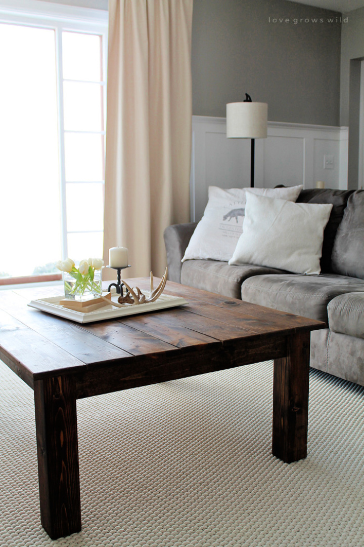 20 Easy DIY Farmhouse Coffee Table Plans You Can Build