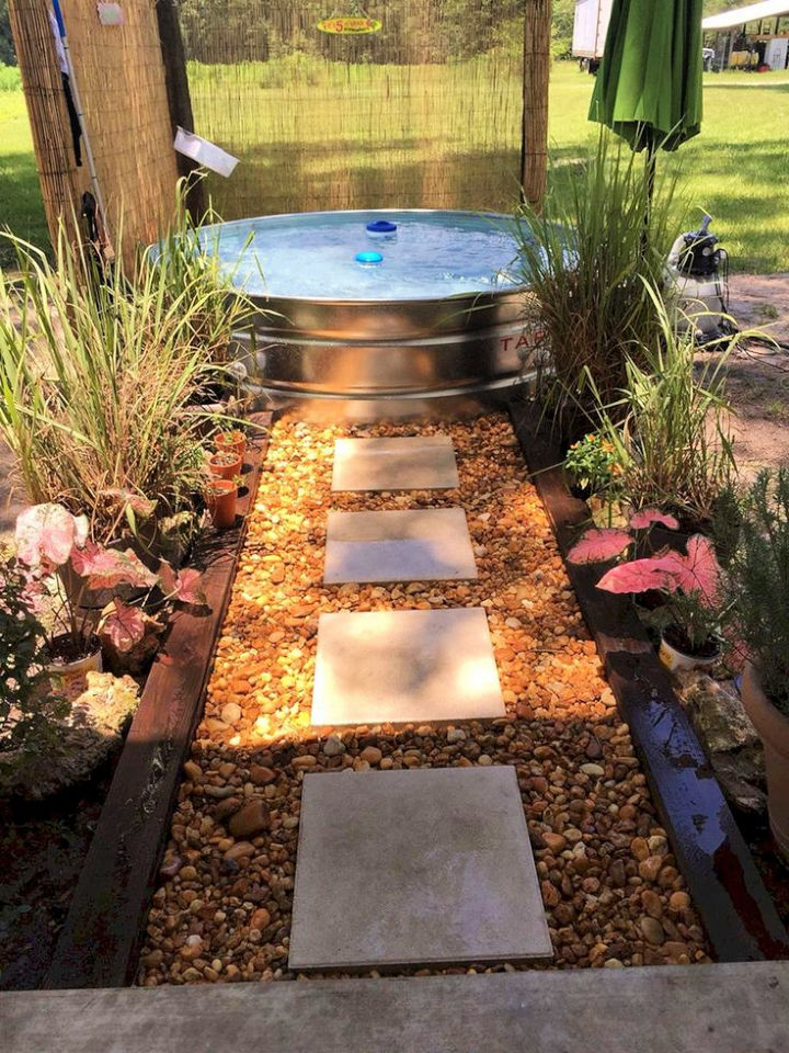 floating tank for pool