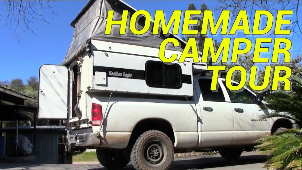 Homemade Pop up Camper Tour
