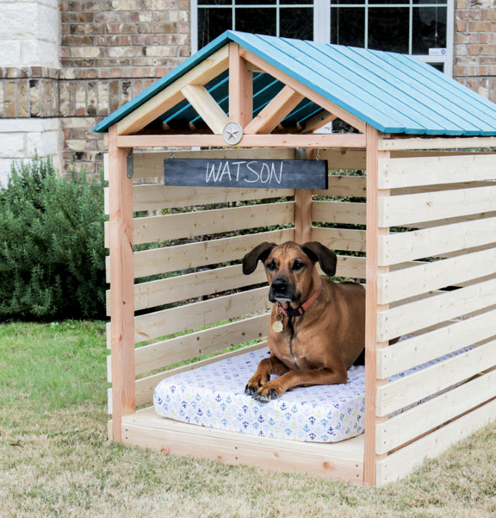 15 Free DIY Large Dog House Plans (How to Build Guide)