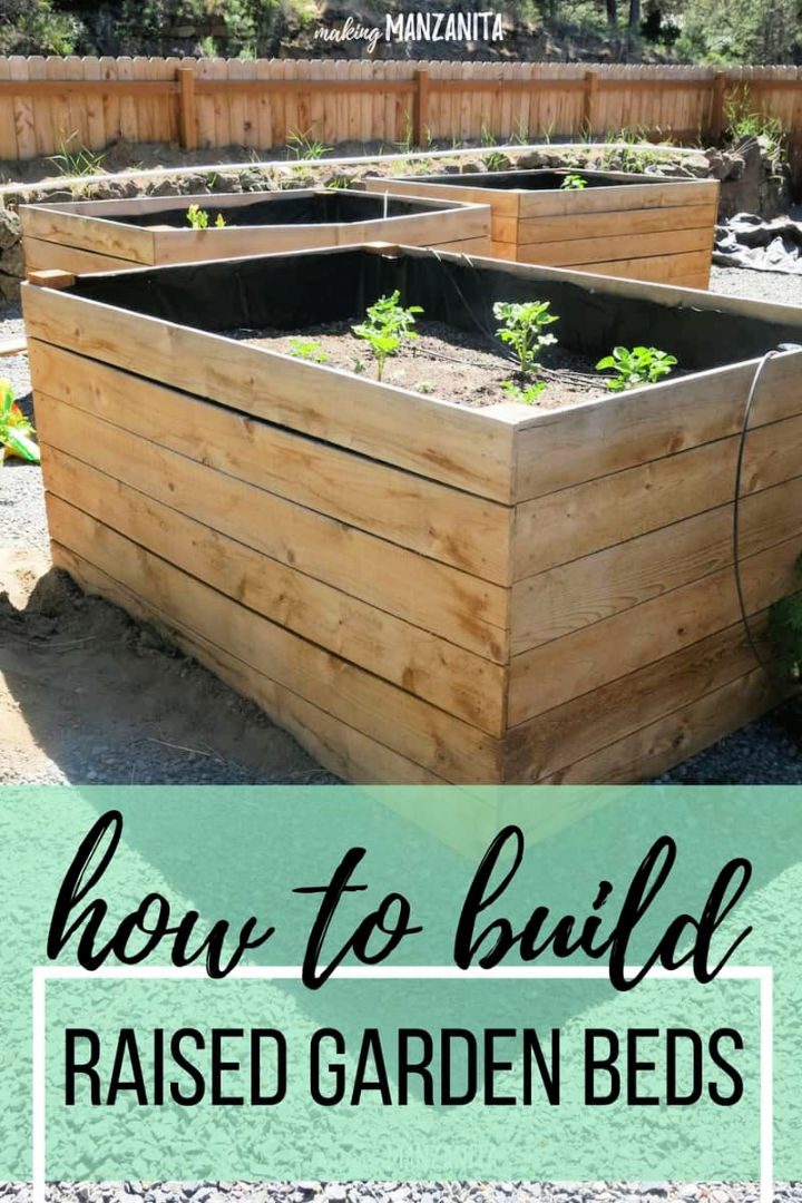 10 Free DIY Cedar Raised Garden Bed Plans To Build