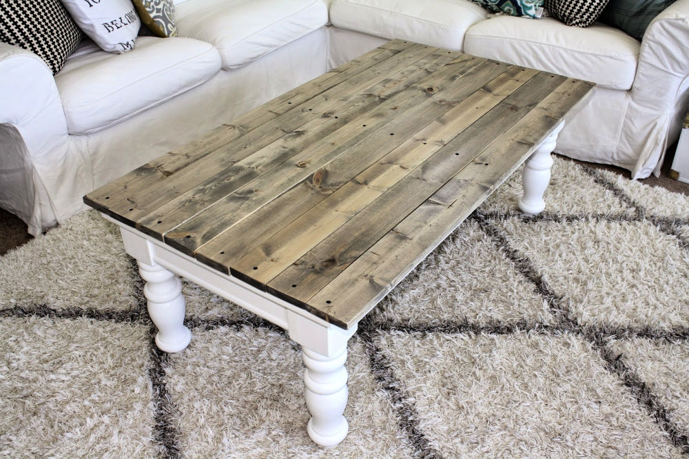 20 Easy DIY Farmhouse Coffee Table Plans You Can Build