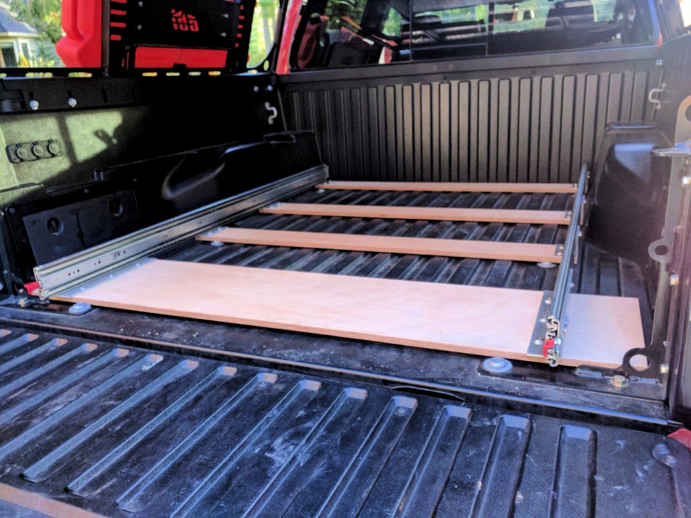 10 Free DIY Truck Bed Slide Plans Slide out Storage Drawers