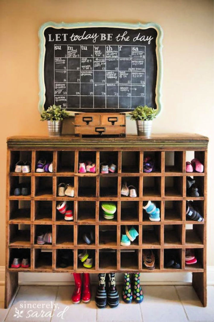 15 Free DIY Shoe Cubby Plans - How To Build Shoe Cubbies