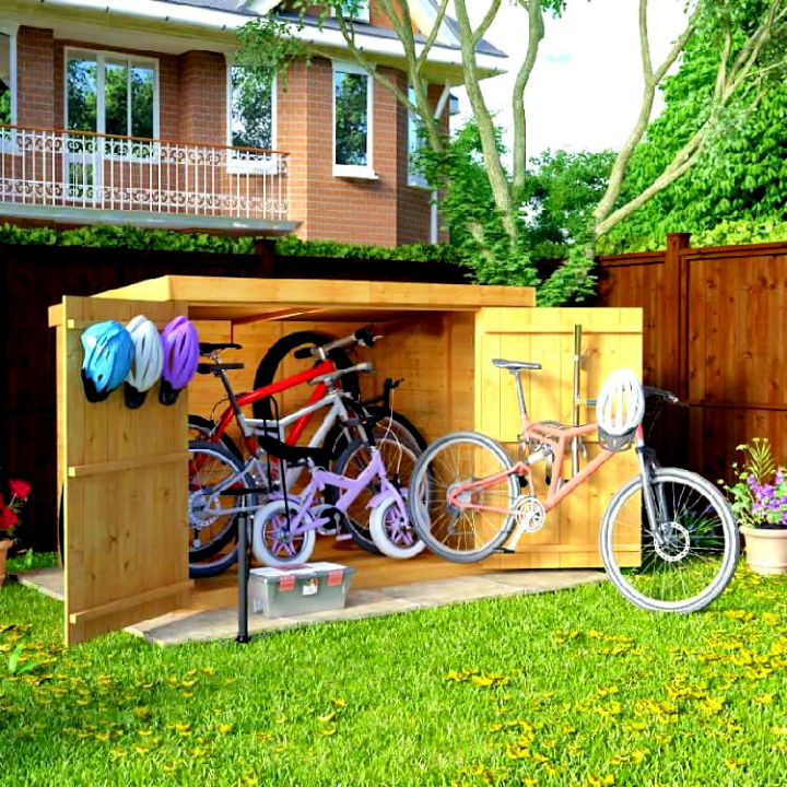 20 Free DIY Bike Shed Plans (Outdoor Bike Storage)