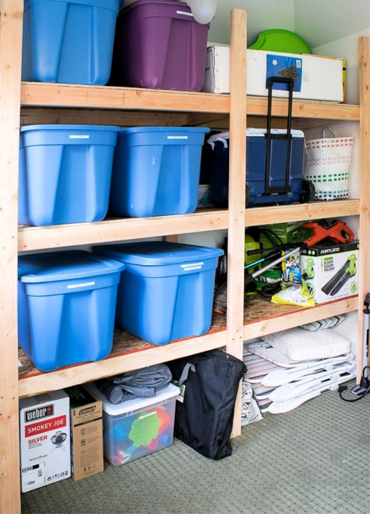 DIY Garage Shelves (30 DIY Garage Shelving Ideas to Try)