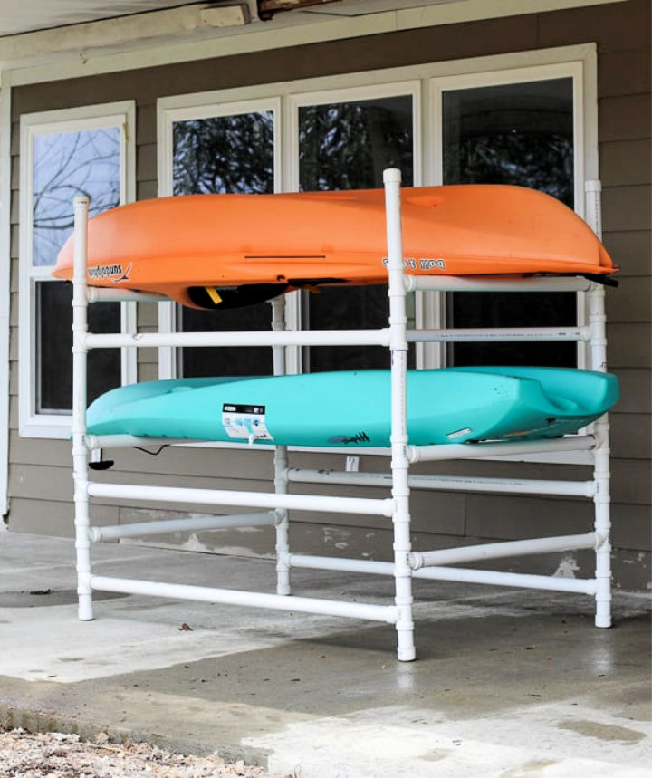 How to Build a Kayak Rack out of PVC